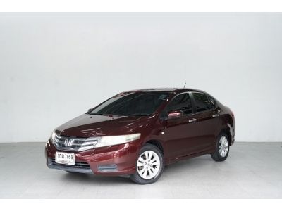 HONDA CITY 1.5 V CNG AT ปี 2012 จด 2013 สีแดง